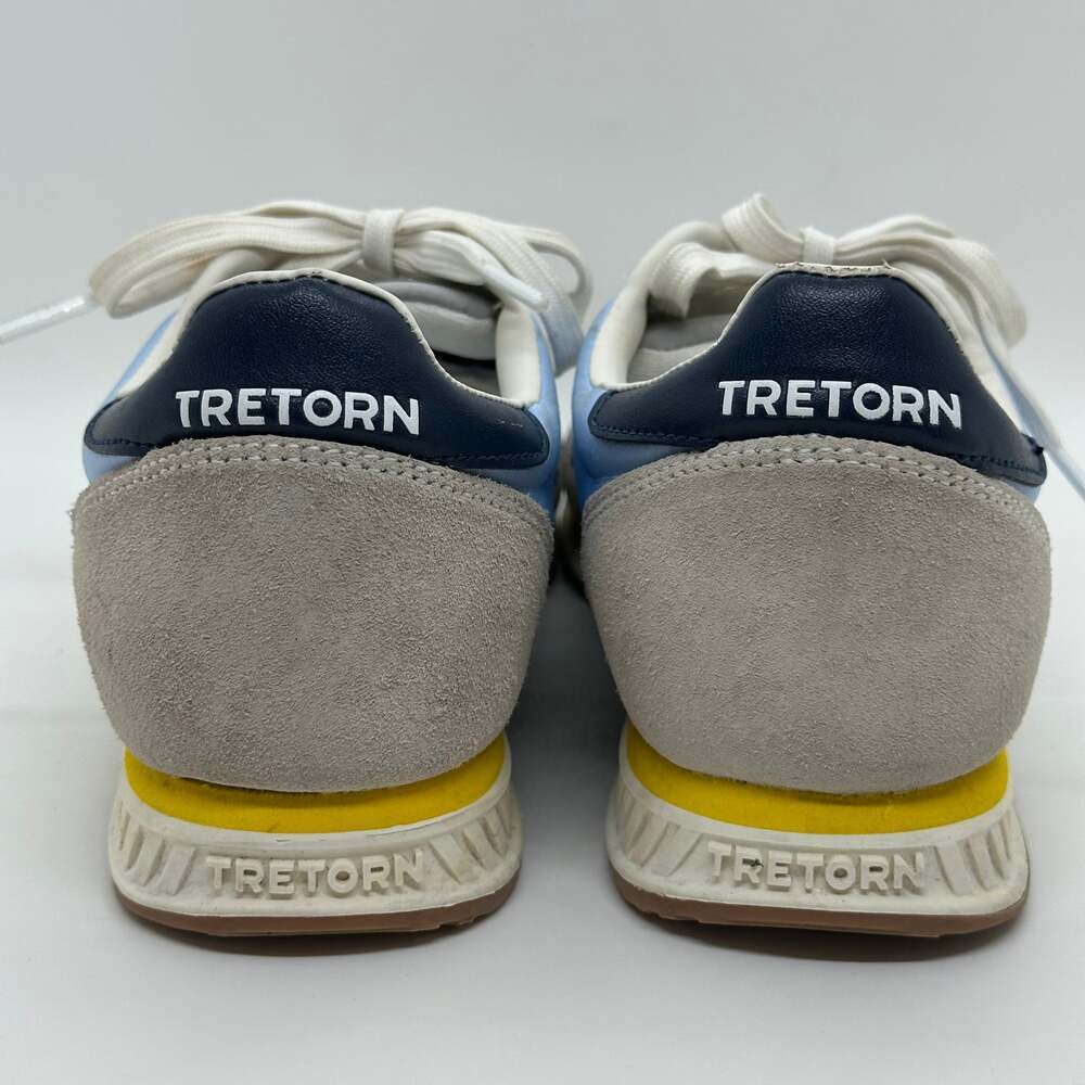 Tretorn Rawlins 2.0 Miami Blue Suede Textile Lace-up Rubber Sole Sneakers - Picture 8 of 15